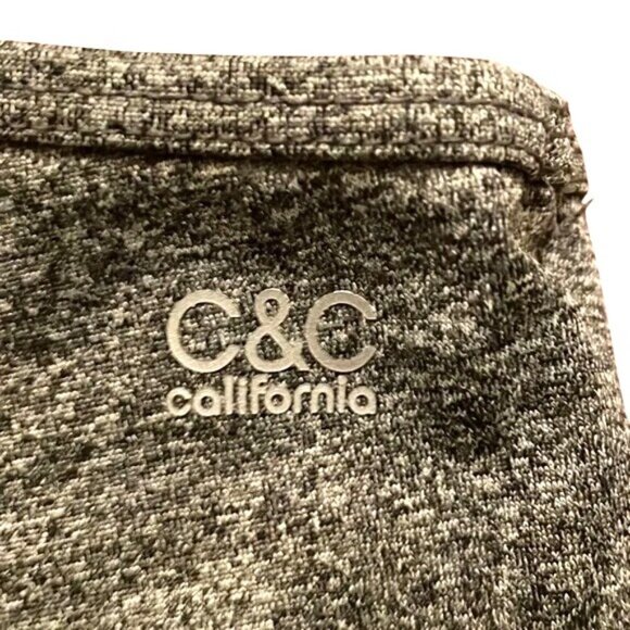 C&C California Women's Heather Gray XS Racerback‎ Sports Bra - Picture 3 of 3